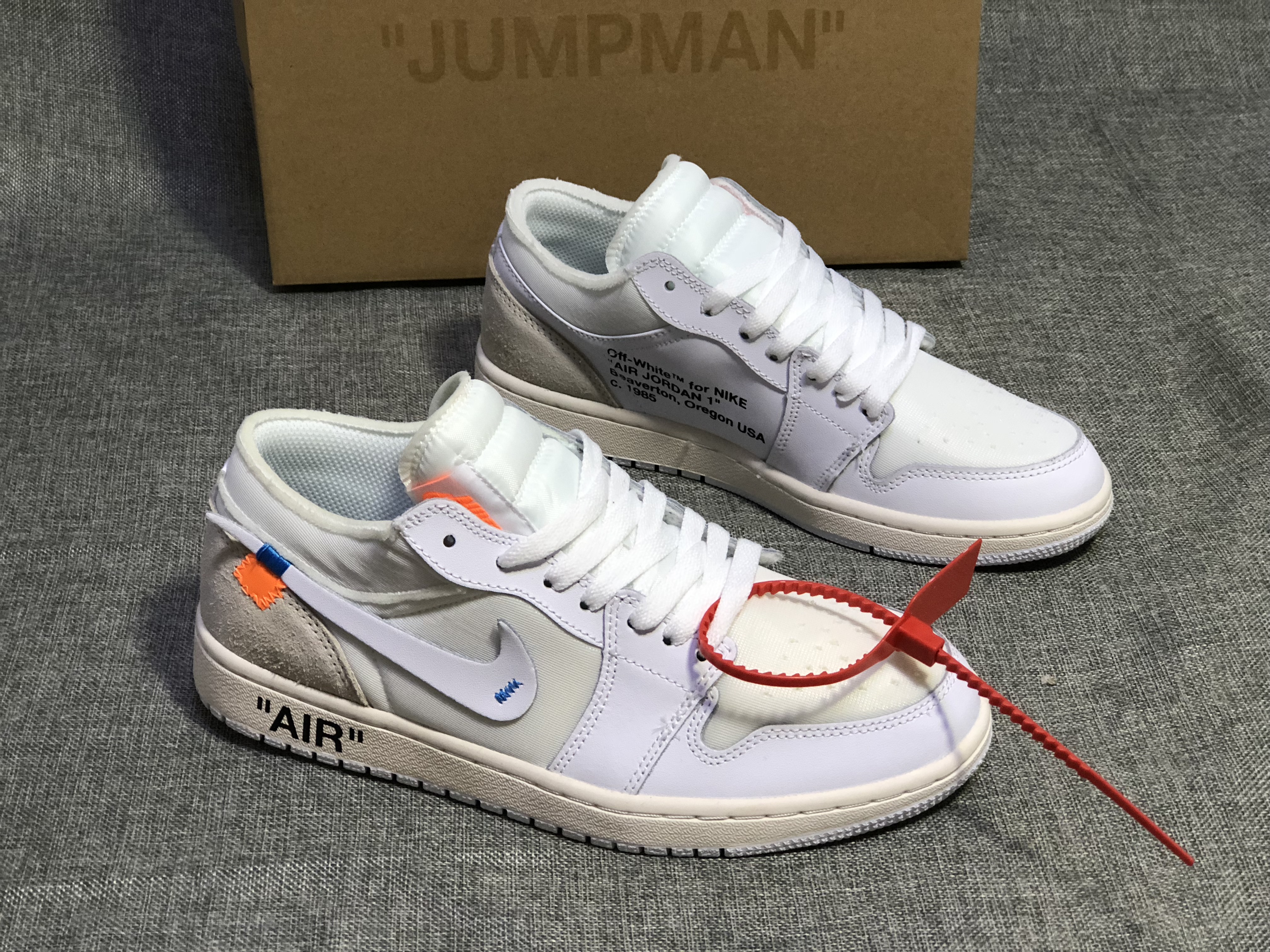 Air Jordan 1 Low x Off-white White